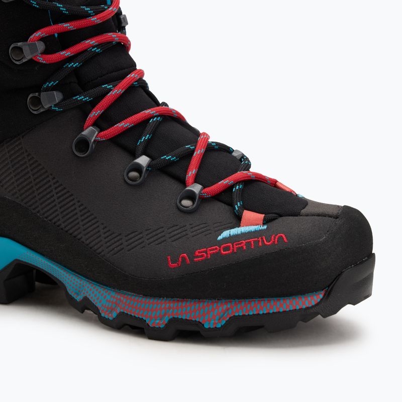 Moteriški trekingo batai La Sportiva Aequilibrium Trek GTX carbon/malibu blue 7