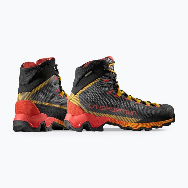 Vyriški turistiniai batai La Sportiva Aequilibrium Hike GTX carbon/yellow 11