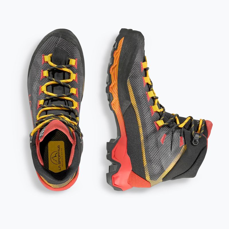 Vyriški turistiniai batai La Sportiva Aequilibrium Hike GTX carbon/yellow 13