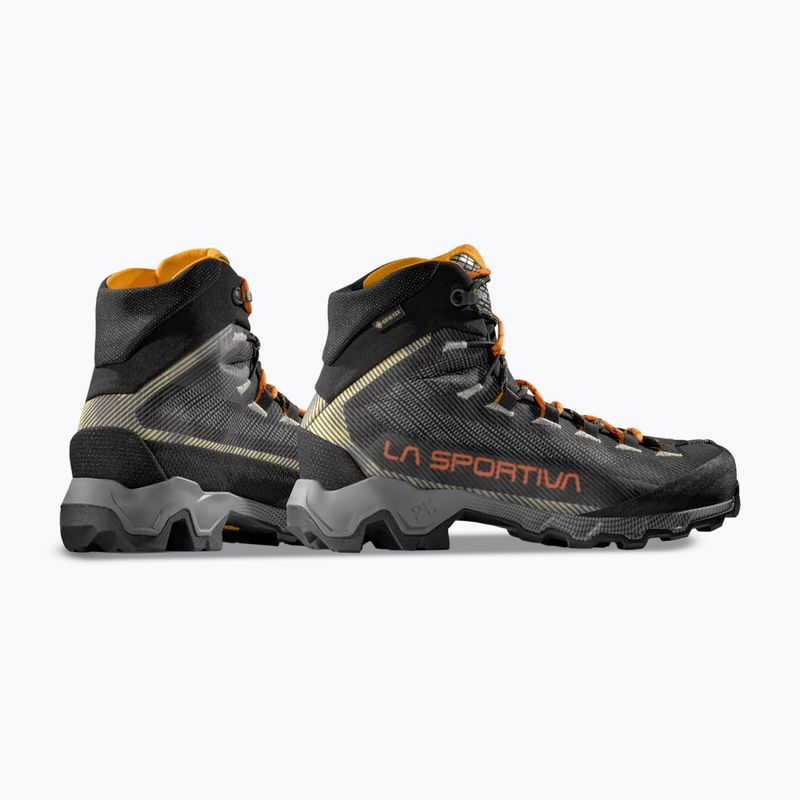 Vyriški žygio batai La Sportiva Aequalibrum Hike GTX carbon/papaya 3