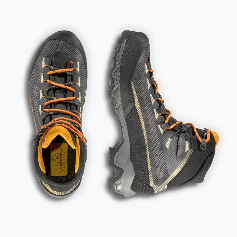 Vyriški žygio batai La Sportiva Aequalibrum Hike GTX carbon/papaya 5