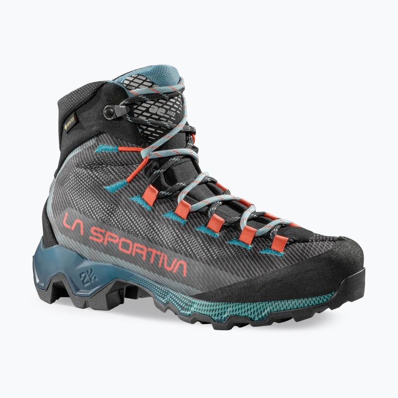 Moteriški trekinginiai batai La Sportiva Aequilibrium Hike GTX carbon/everglade 9