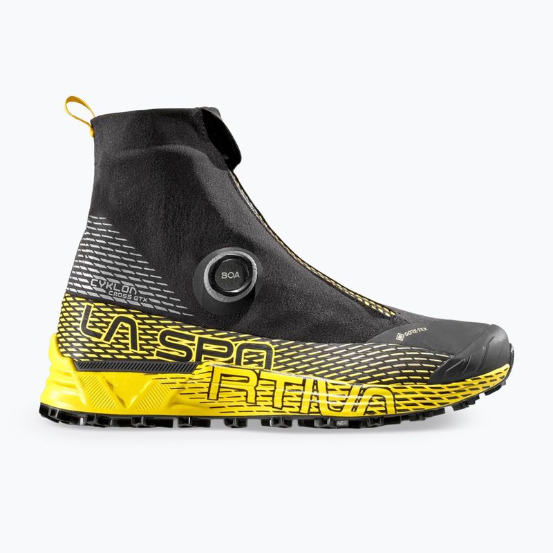 Vyriški bėgimo batai La Sportiva Cyklon Cross GTX black/yellow 9