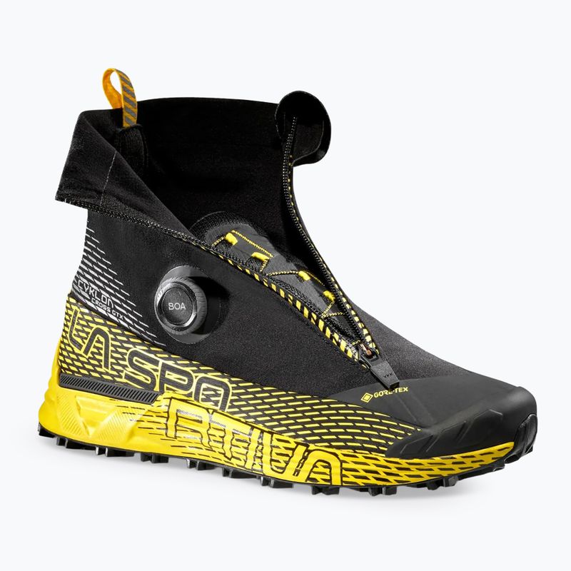 Vyriški bėgimo batai La Sportiva Cyklon Cross GTX black/yellow 10