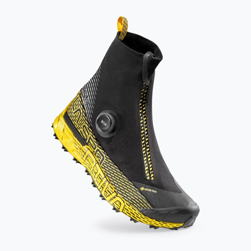 Vyriški bėgimo batai La Sportiva Cyklon Cross GTX black/yellow 11