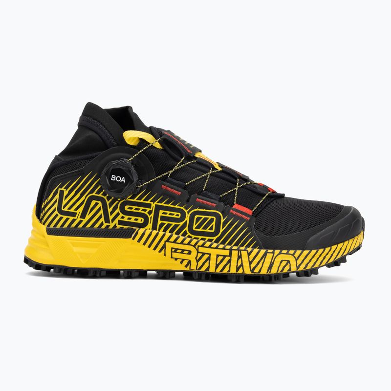 Vyriški bėgimo batai La Sportiva Cyklon black/yellow 2