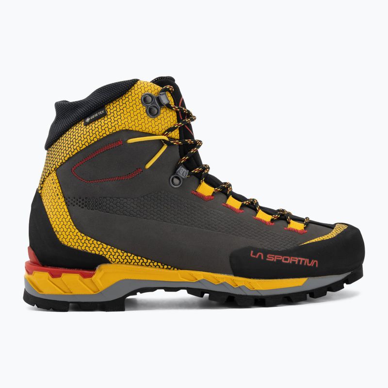 Vyriški aukštumų batai La Sportiva Trango Tech Leather GTX black/yellow 2