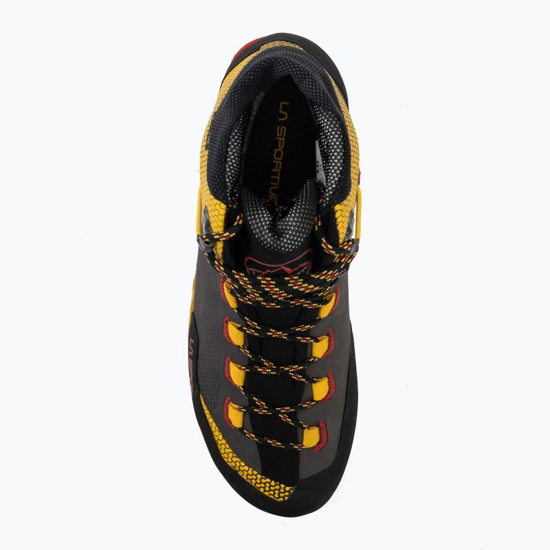 Vyriški aukštumų batai La Sportiva Trango Tech Leather GTX black/yellow 5