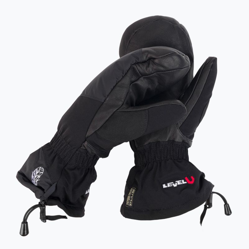 Vyriškos snieglenčių pirštinės Level Yeti Mitt black 2085