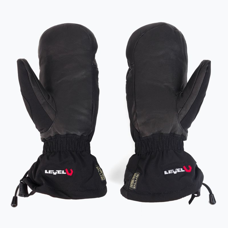 Vyriškos snieglenčių pirštinės Level Yeti Mitt black 2085 2