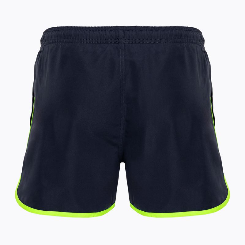 Vyriški maudymosi šortai EA7 Emporio Armani Water Sports Core Piping blu navy/fluo lime 2
