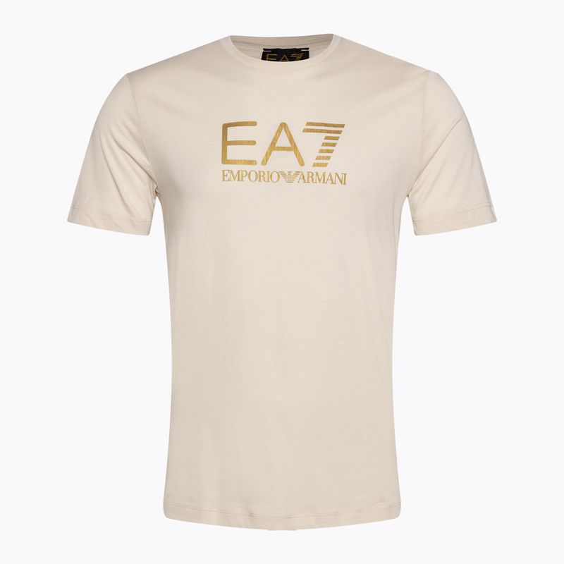 Vyriški marškinėliai EA7 Emporio Armani Train Gold Label Tee Pima Big Logo rainy day