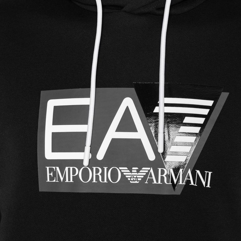 Vyriškas džemperis EA7 Emporio Armani Train Visibility Hoodie black 6