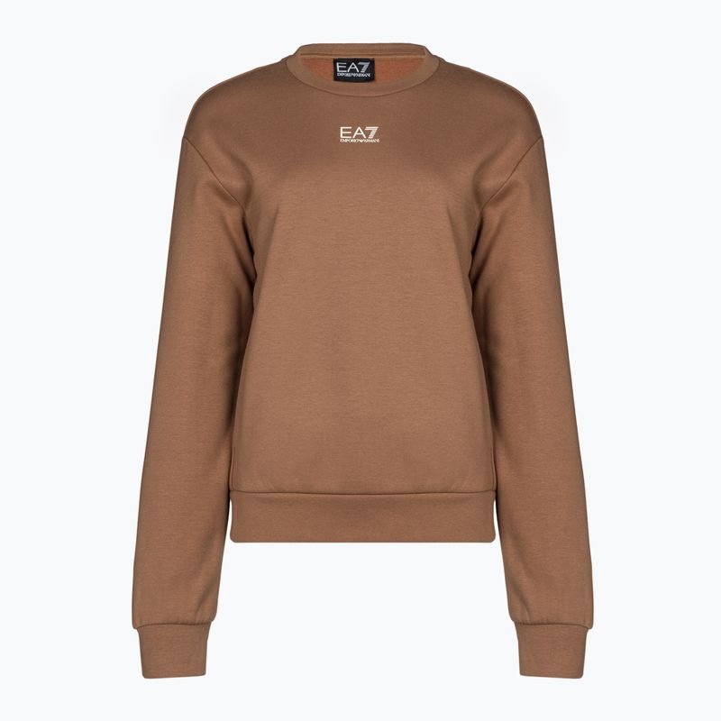 Moteriškas džemperis EA7 Emporio Armani Train Logo Series T-Top Essential tan