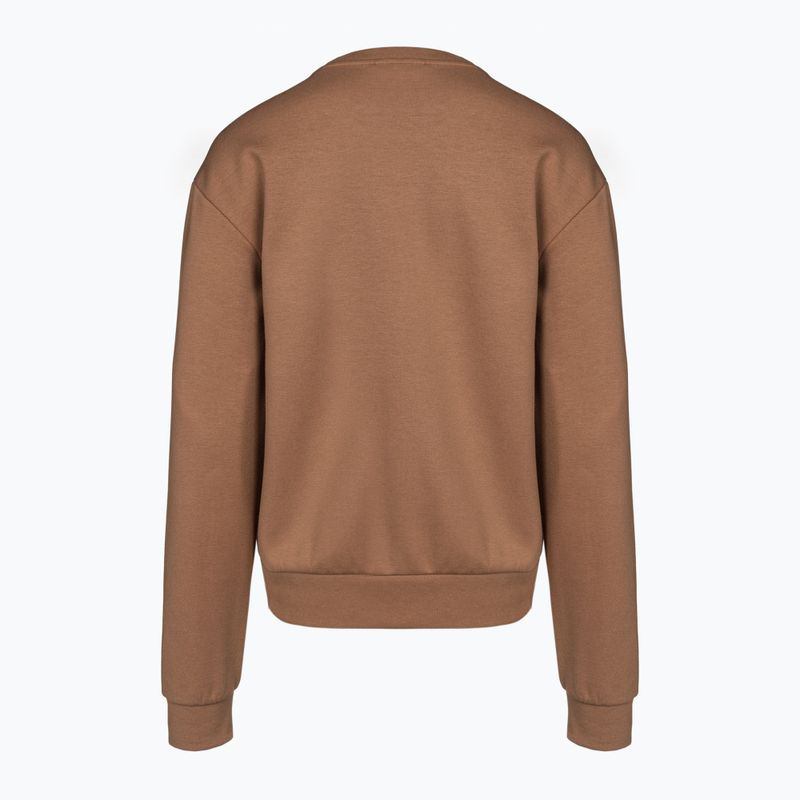 Moteriškas džemperis EA7 Emporio Armani Train Logo Series T-Top Essential tan 2