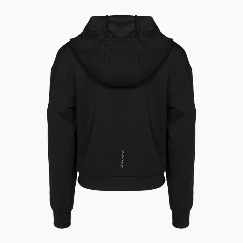 Moteriškas džemperis EA7 Emporio Armani Natural Ventus7 Hoodie black 2