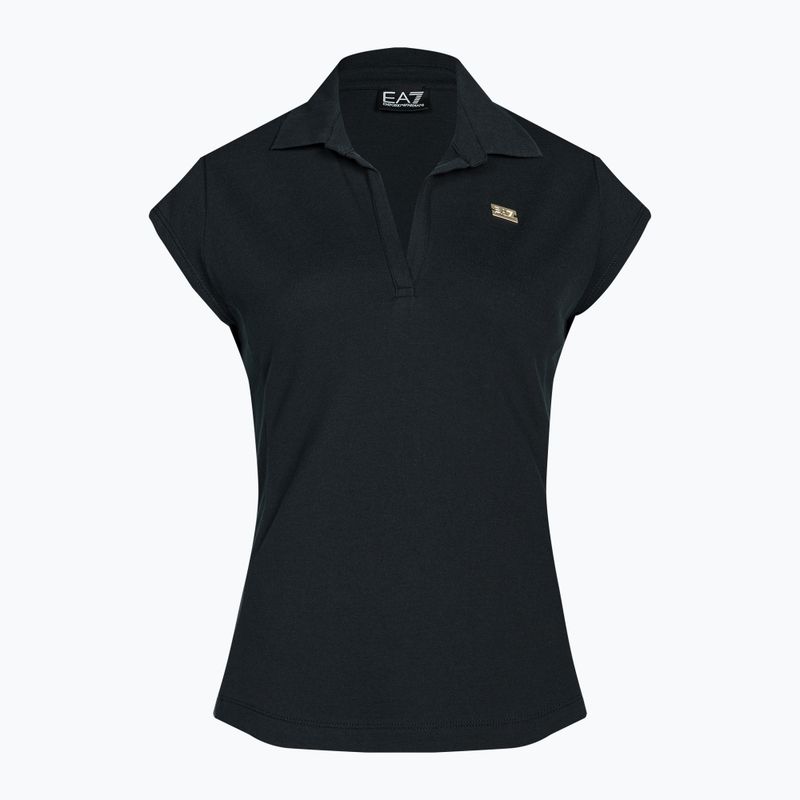 Moteriški polo marškinėliai EA7 Emporio Armani Train Costa Smeralda navy blue