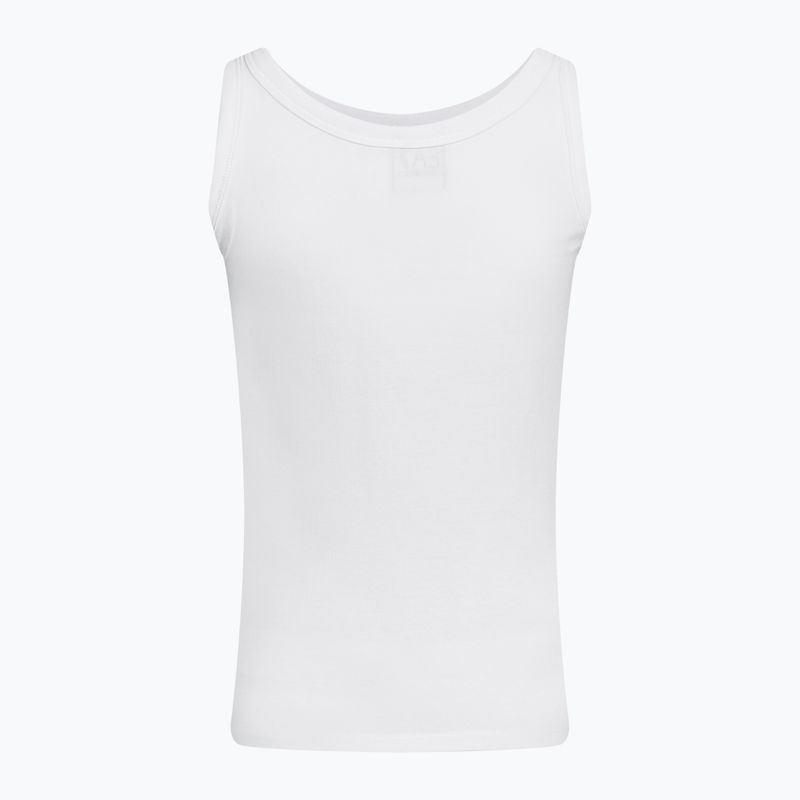 Moteriškas tank topas EA7 Emporio Armani Train Shiny white/logo black 2