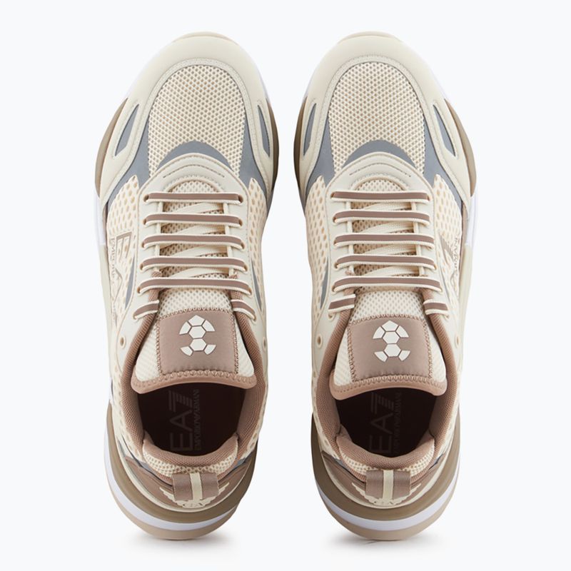 Batai EA7 Emporio Armani Ace Runner Mesh whitecap grey/ portabella 12