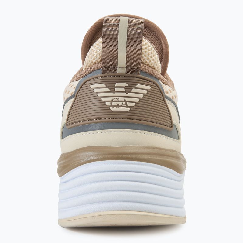 Batai EA7 Emporio Armani Ace Runner Mesh whitecap grey/ portabella 6