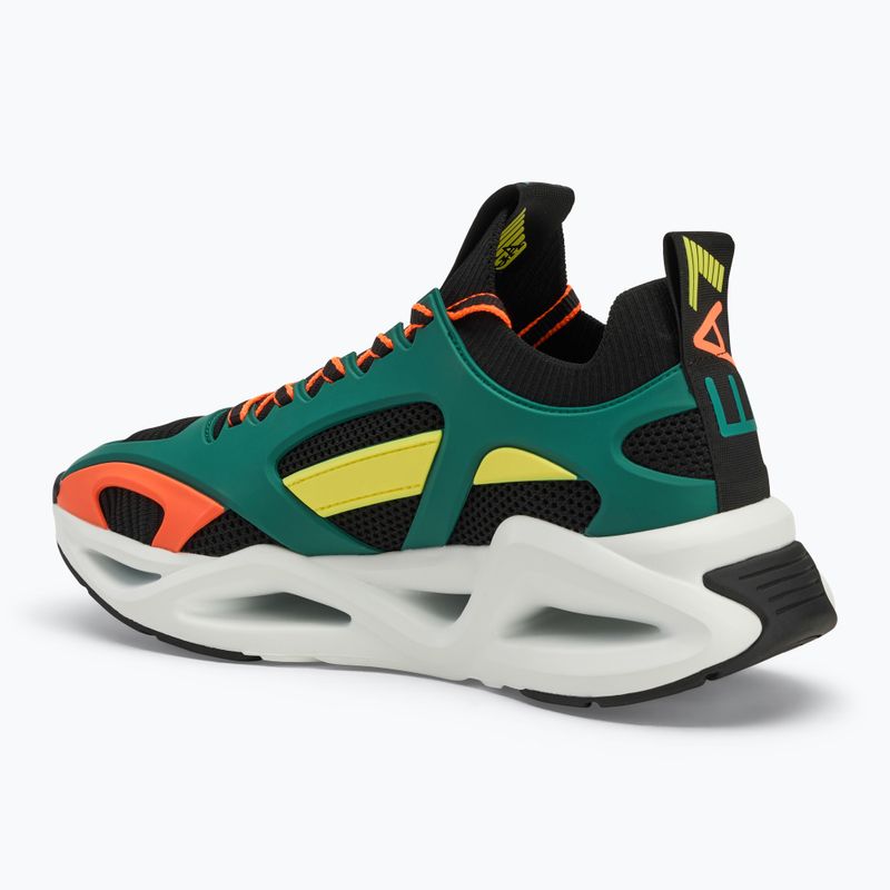 Batai EA7 Emporio Armani Infinity Cage black/ evergreen/ orange fluo 3