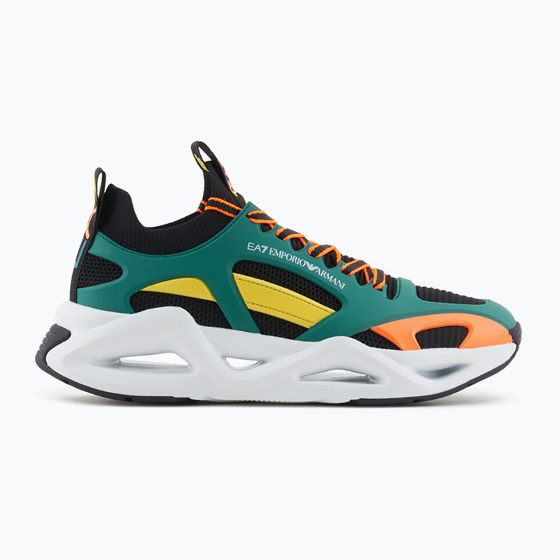 Batai EA7 Emporio Armani Infinity Cage black/ evergreen/ orange fluo 9