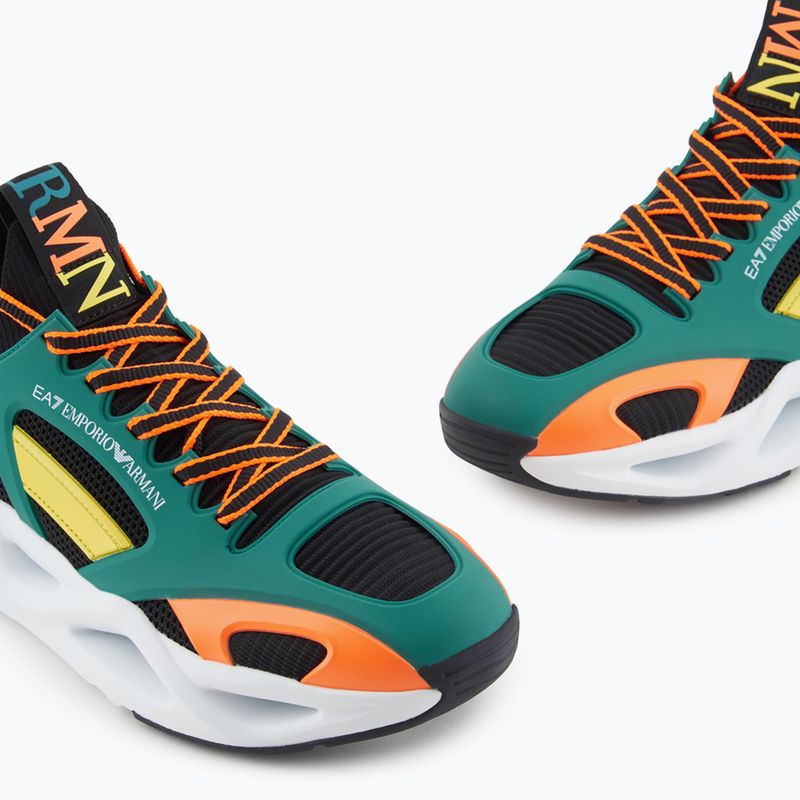 Batai EA7 Emporio Armani Infinity Cage black/ evergreen/ orange fluo 13
