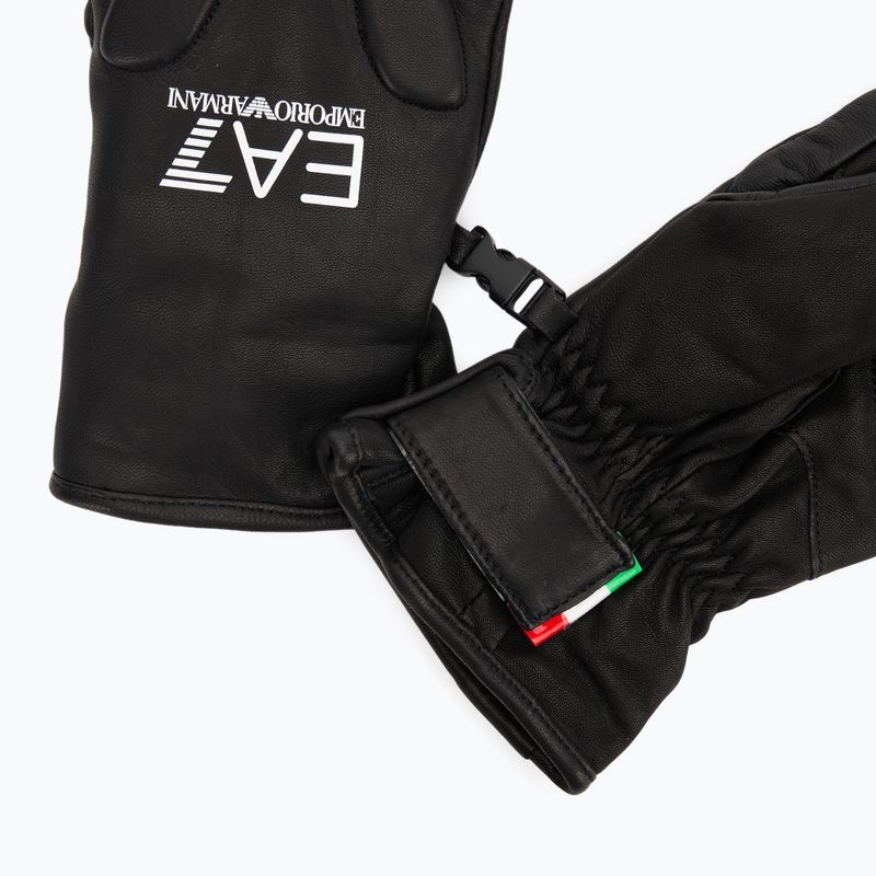 Vyriškos slidinėjimo pirštinės EA7 Emporio Armani Ski Technical no rings black 5