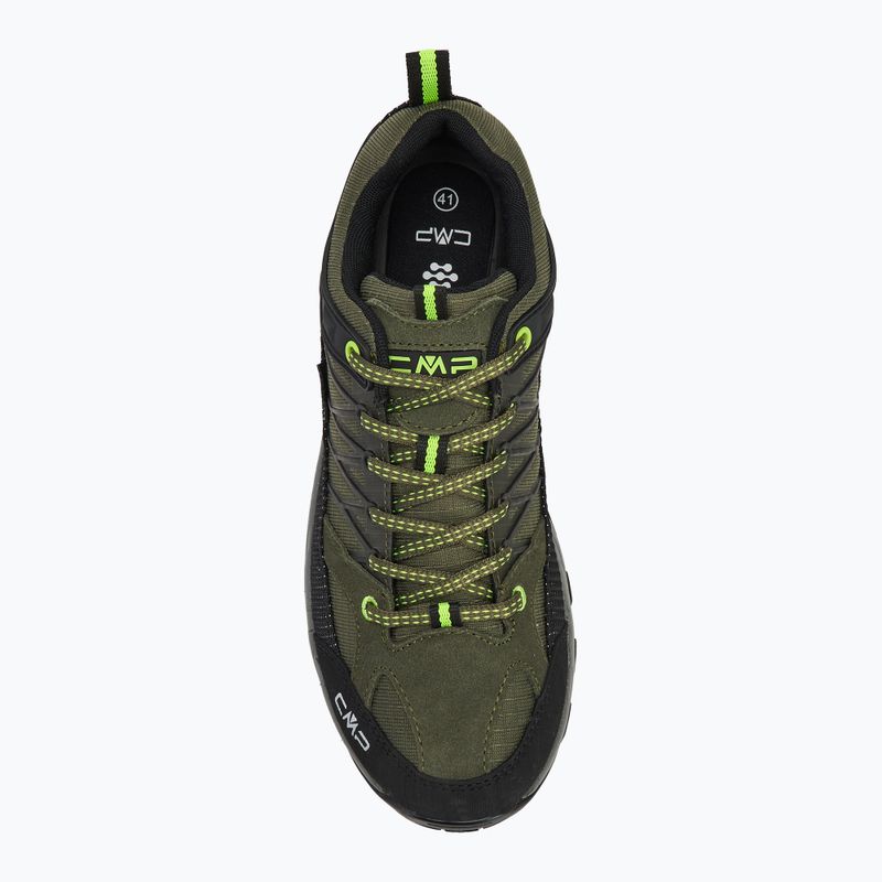 Vyriški CMP Rigel Low Wp džiunglių/geltonos spalvos fluo trekingo batai 6