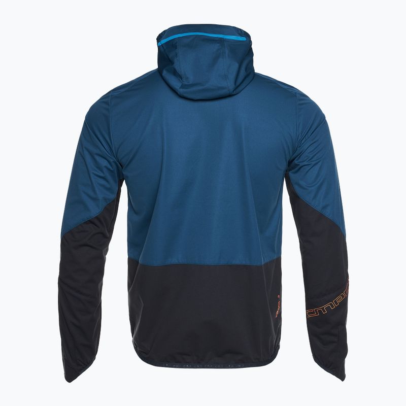 Vyriška softshell striukė CMF Zip Hood bluesteel 5