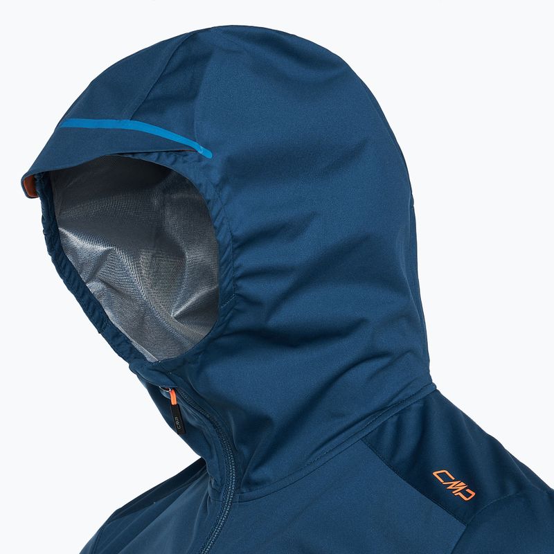 Vyriška softshell striukė CMF Zip Hood bluesteel 7