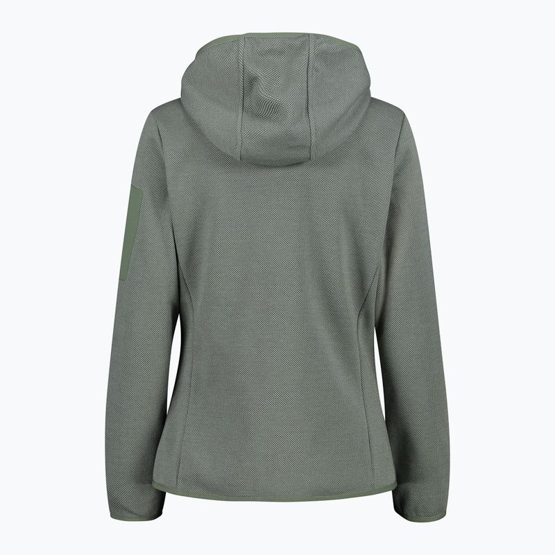 Moteriškas žygių džemperis CMP Zip Hood salvia/jade 3