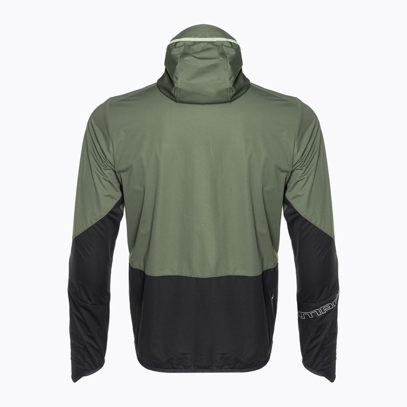 Vyriška softshell striukė CMF Zip Hood salvia 2