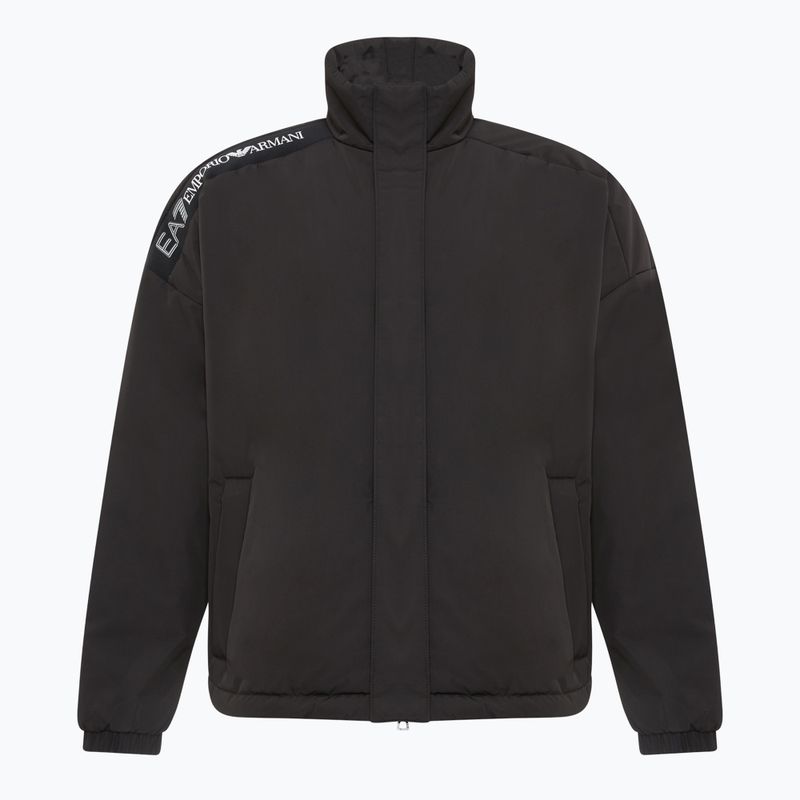 Vyriška striukė EA7 Emporio Armani Train Logo Series Tape Eco Down black