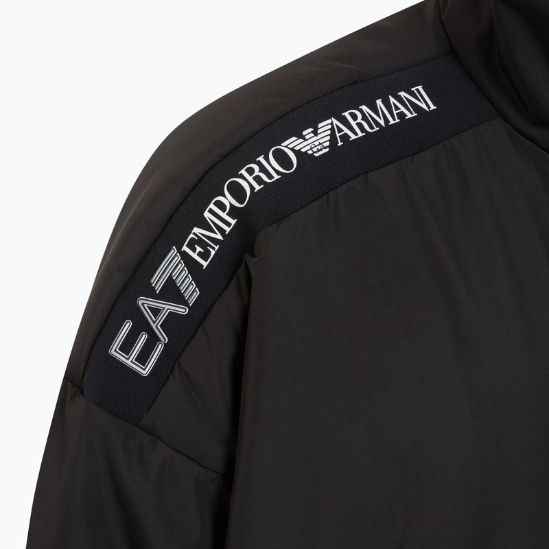Vyriška striukė EA7 Emporio Armani Train Logo Series Tape Eco Down black 3
