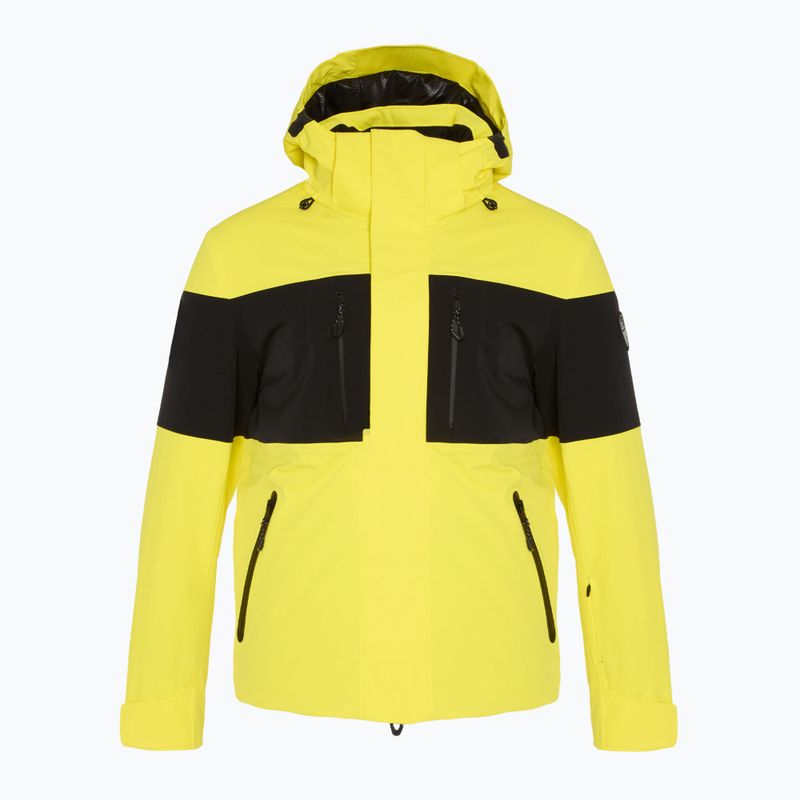 Vyriška slidinėjimo striukė EA7 Emporio Armani Ski Kitzbuhel Colorblock Protectum blazing yellow