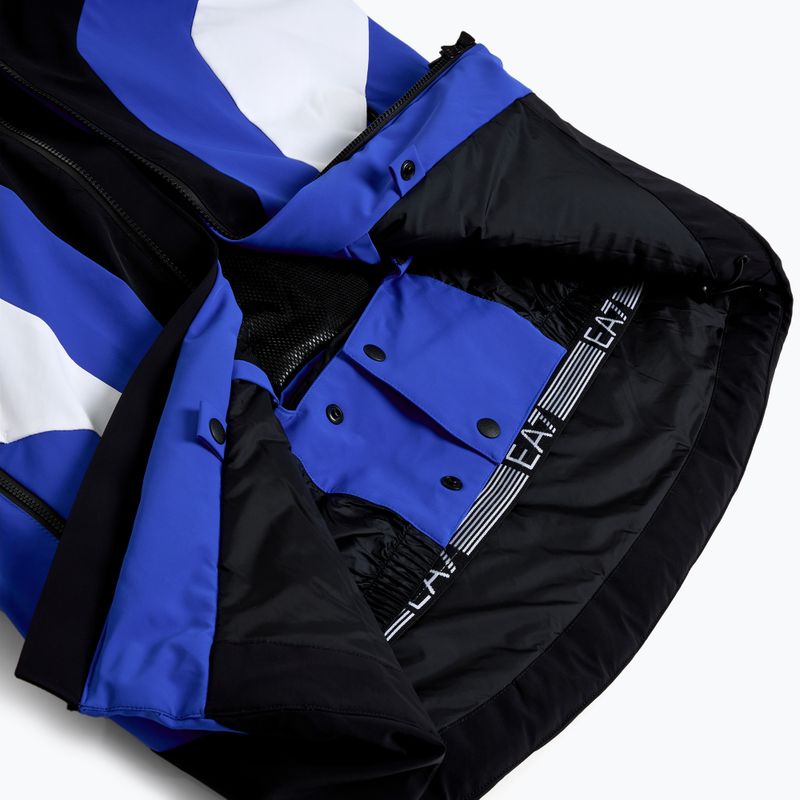 Vyriška slidinėjimo striukė EA7 Emporio Armani Ski Cortina Colorblock Toray new royal blue 9