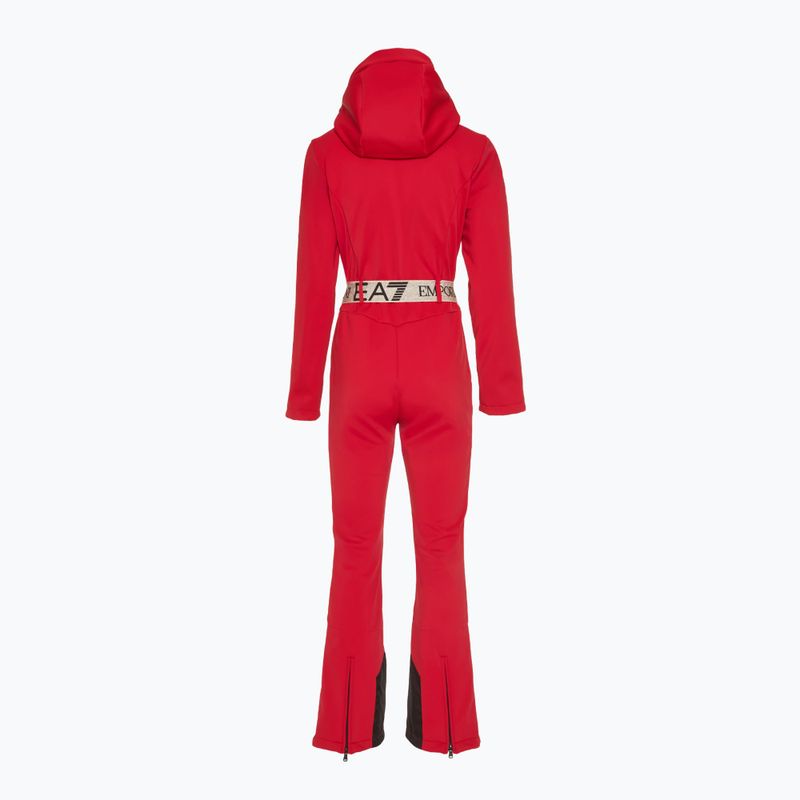 Moteriškas slidinėjimo kombinezonas EA7 Emporio Armani Ski Kitzbuhel Softshell salsa 2