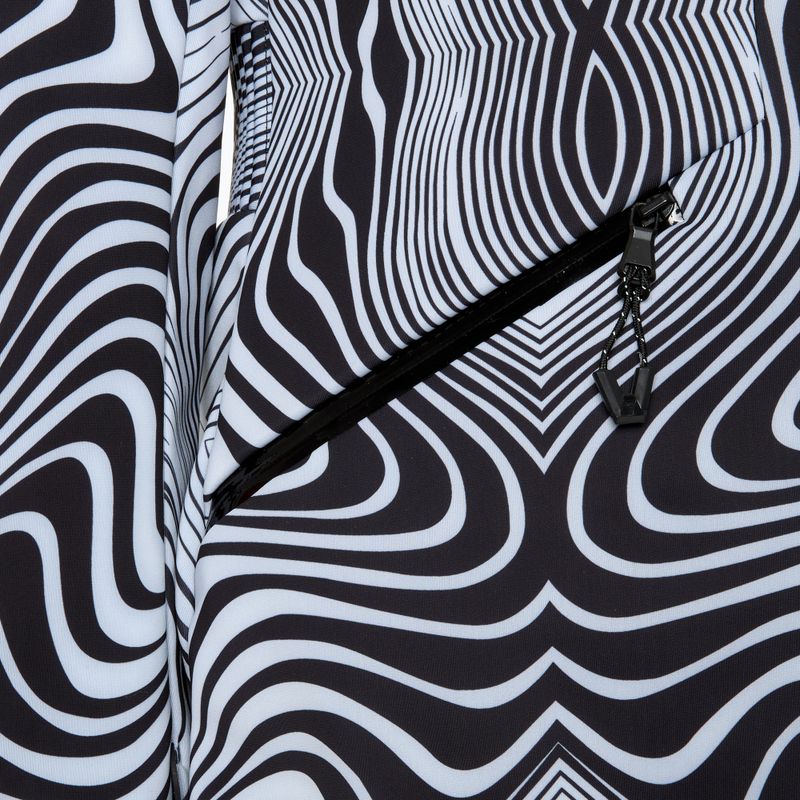 Moteriška slidinėjimo striukė EA7 Emporio Armani Ski Kitzbuhel Softshell fancy zebra 3