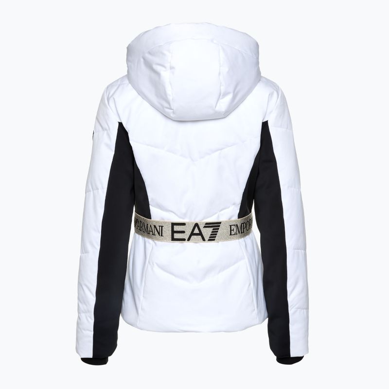 Moteriška slidinėjimo striukė EA7 Emporio Armani Kitzbuhel Protectum Thermore white 2