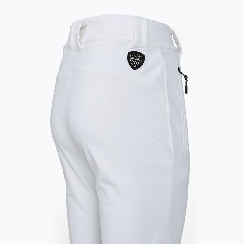 Moteriškos slidinėjimo kelnės EA7 Emporio Armani Ski Kitzbuhel High Waisted Softshell white 3