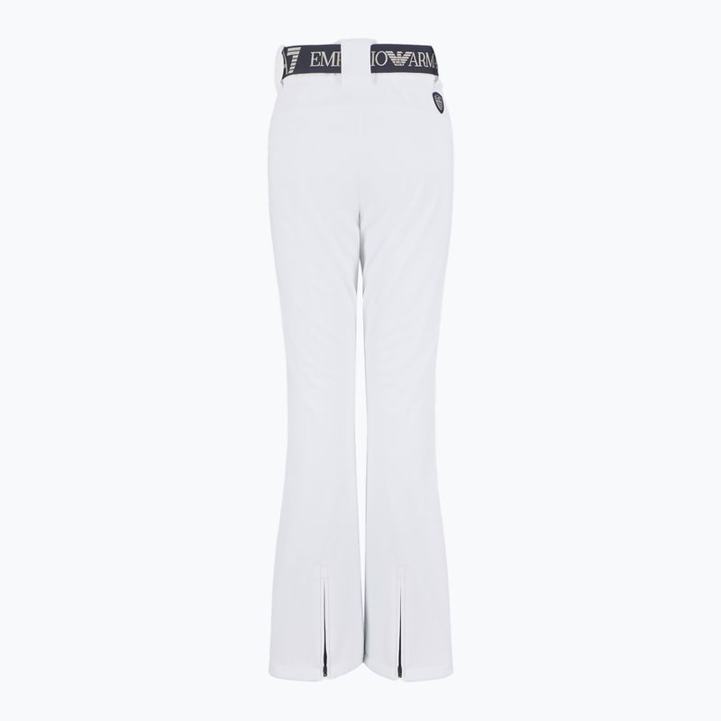 Moteriškos slidinėjimo kelnės EA7 Emporio Armani Ski Kitzbuhel High Waisted Softshell white 2