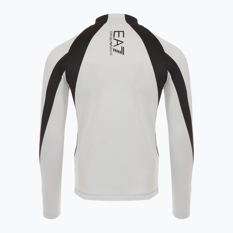 Vyriškas slidinėjimo džemperis EA7 Emporio Armani Ski St. Moritz Powerstretch T-Top quiet gray 2
