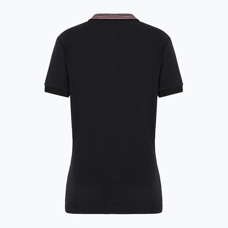 Moteriški marškinėliai EA7 Emporio Armani Golf Pro Polo Damier black 2