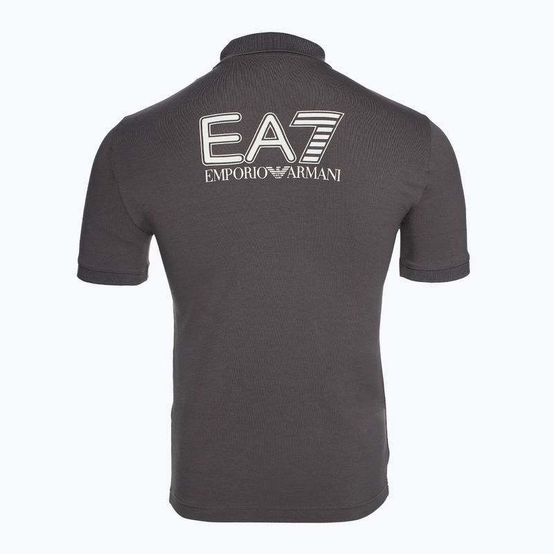 Vyriški marškinėliai EA7 Emporio Armani Train Visibility Polo volcanic glass 2