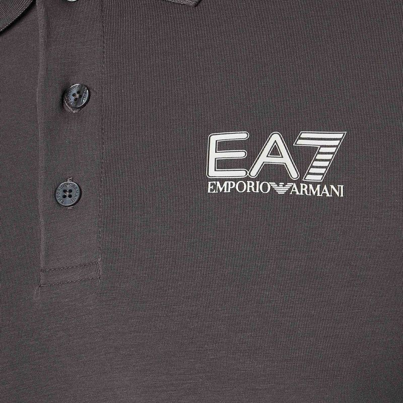 Vyriški marškinėliai EA7 Emporio Armani Train Visibility Polo volcanic glass 3
