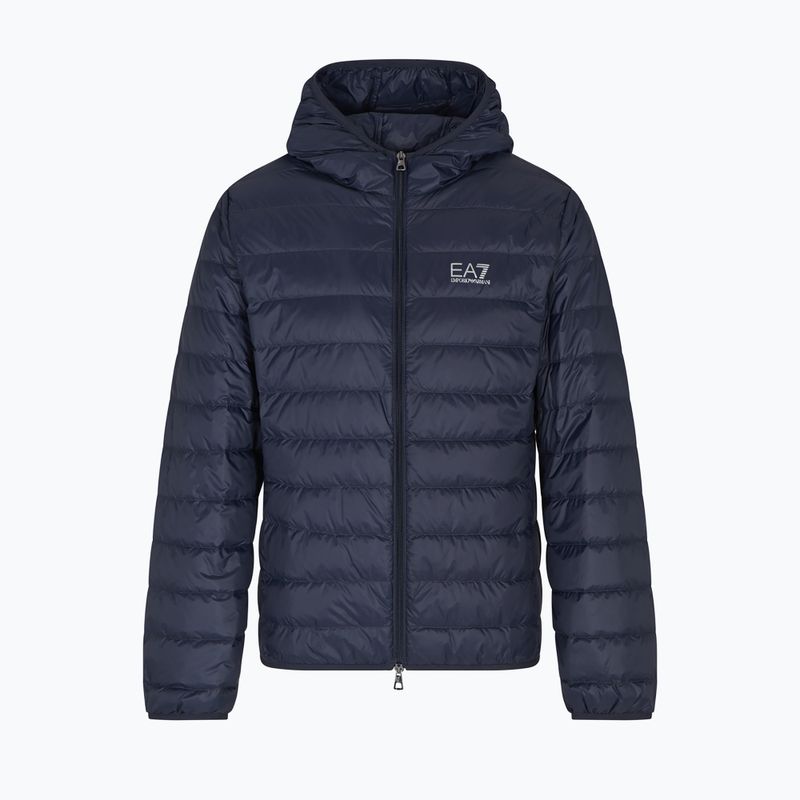 Vyriška striukė EA7 Emporio Armani Train Core Id Down Light Jacket Hoodie armani blue