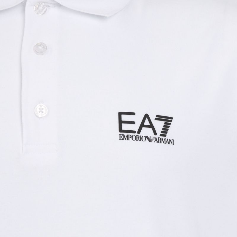 Vyriški polo marškinėliai EA7 Emporio Armani Core Identity Polo white 3
