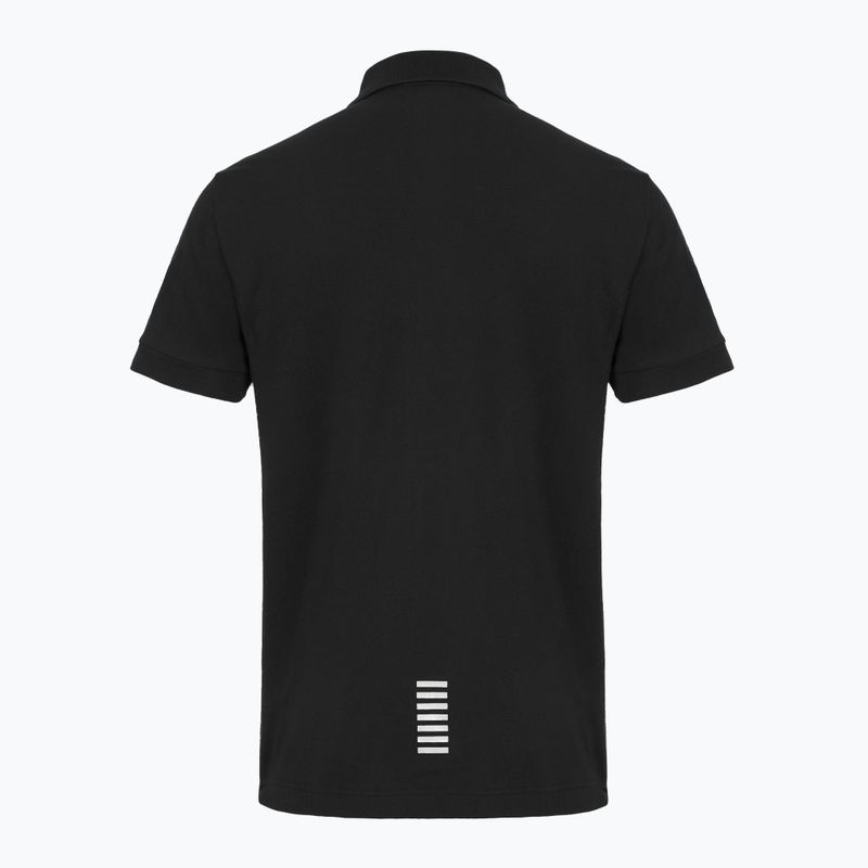 Vyriški polo marškinėliai EA7 Emporio Armani Core Identity Polo black 2