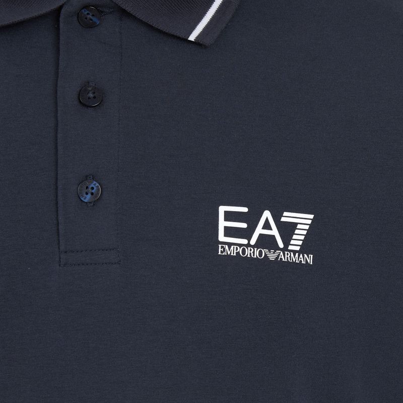 Vyriški polo marškinėliai EA7 Emporio Armani Core Identity Piqué Polo armani blue 3
